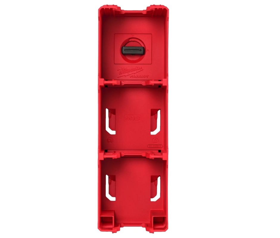 Suport acumulator PACKOUT Milwaukee, depozitare 4 acumulatori M18, 4932480709