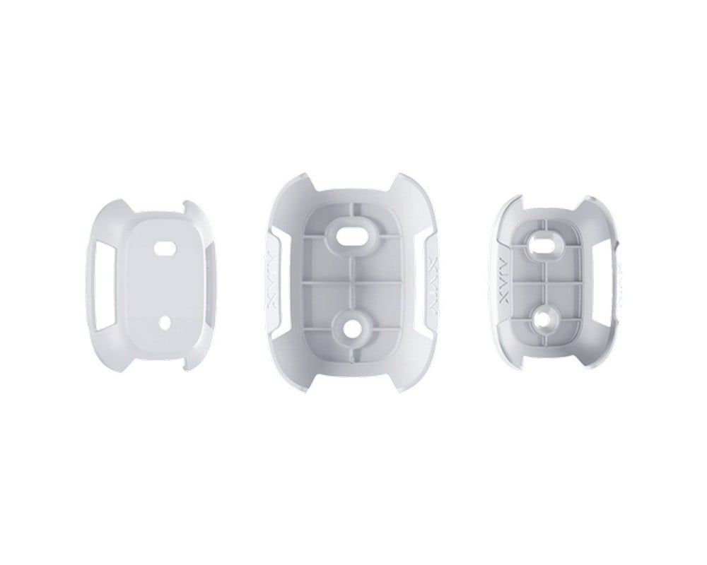 Suport buton / buton dublu, alb, AJAX Holder DoubleButton WH