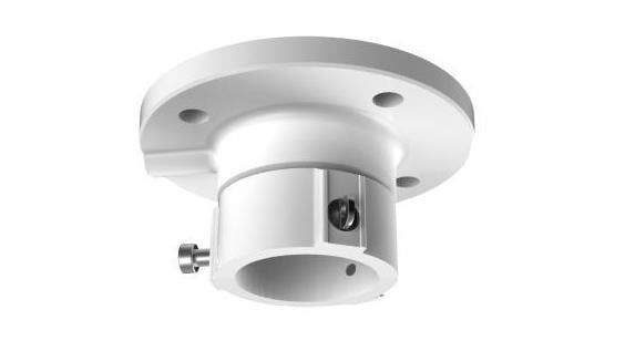 Suport de montare pe tavan pentru camere de supraveghere, pentru interior sau exterior, diametru montaj 116mm, inaltime 56mm, Hikvision DS-1663ZJ