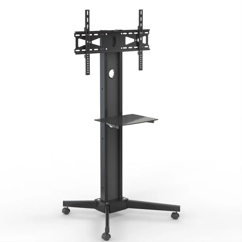 Suport fix sau mobil pentru TV,  cu raft de sticla, max 40kg sau 178cm, SW401.B