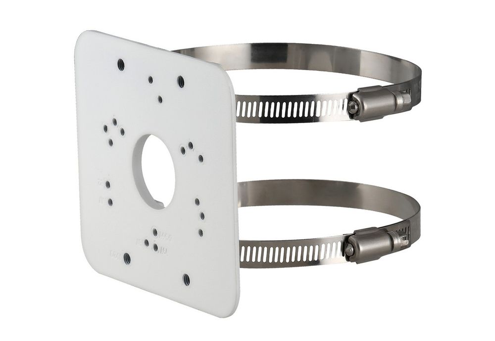 Suport montaj pe stalp pentru camere de supraveghere, aliaj de aluminiu, 125.6 x 114 x 20 mm, Safer SAF-PFA152-E