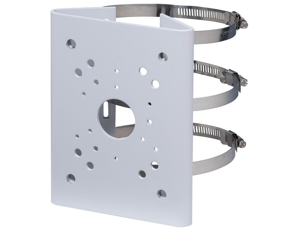 Suport cu coliere pentru montare camere bullet si speed dome pe stalp, diametru stalp de la 80 la 150mm, maxim 10 kg, Dahua PFA150