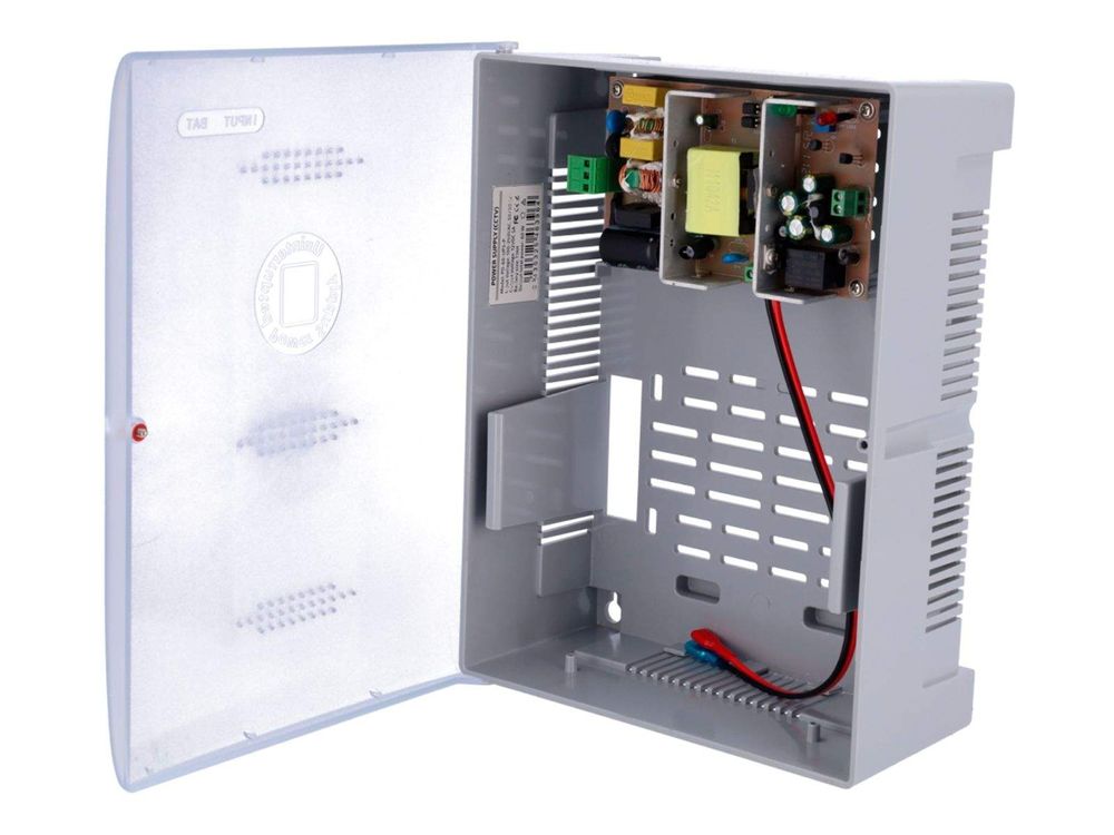 Sursa alimentare cu UPS, intrare 100-240V, baterie 12V 17Ah optionala, protectii multiple, carcasa plastic, PD-60-UPS-P