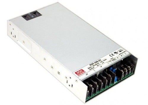 Sursa alimentare industriala Mean Well, 500W, 24V, 21A, PFC activ, intrare 85-264VAC, ventilator integrat, RSP-500-24