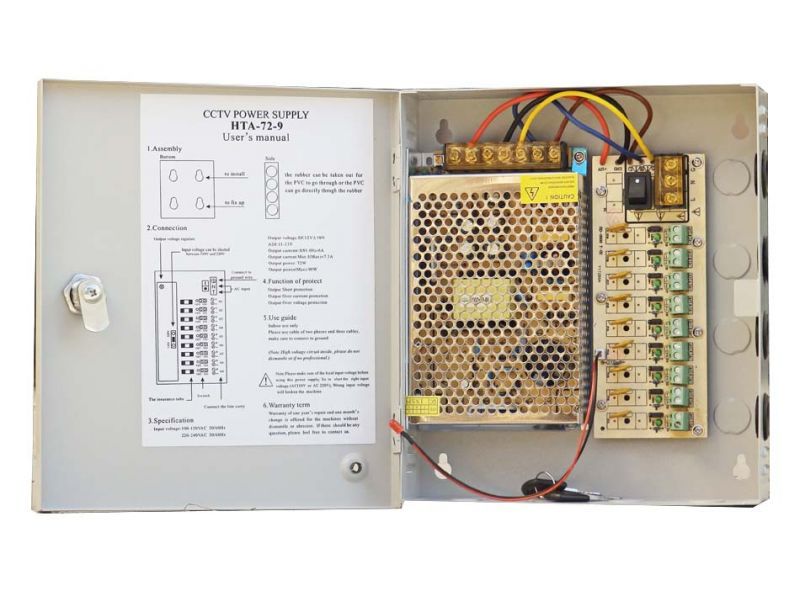 Sursa de alimentare 12V-10Ah 9 iesiri protejate