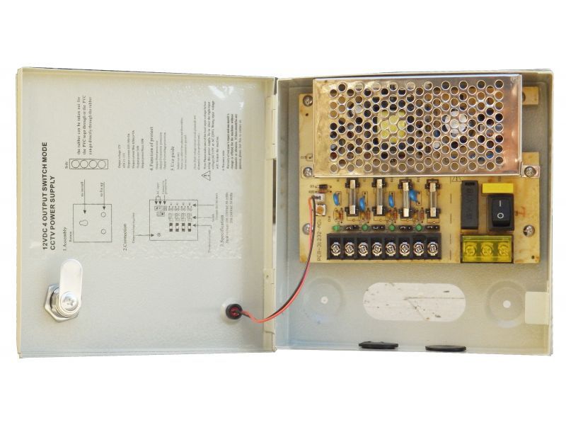Sursa de alimentare 12V-5Ah 4 iesiri protejate