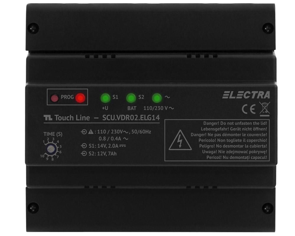 Sursa de alimentare 4 Fire, videointerfon Electra 1 familie sau bloc SCU 4 fire SCU.VDR02.ELG14