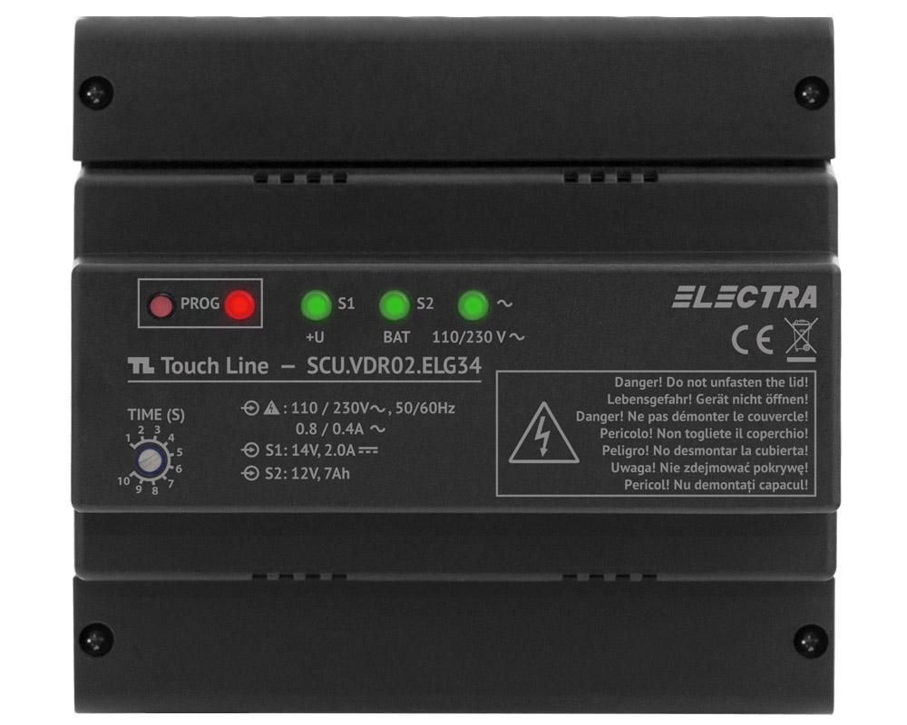 Sursa de alimentare 4 Fire, videointerfon Electra 2-3 familii SCU.VDR02.ELG34
