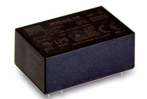 Sursa de alimentare MEAN WELL IRM-03-12, AC-DC, industrial, PCB-Mount, 3W, 12V, 250mA, intrare universala, compact