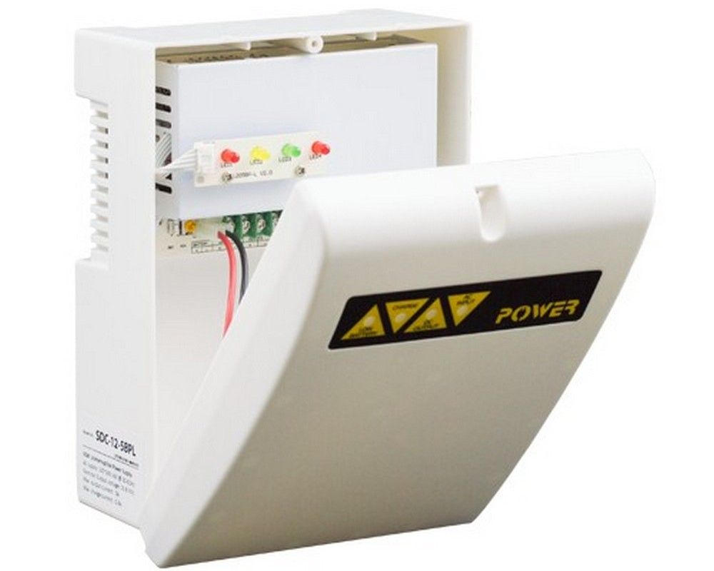 Sursa de alimentare, 12V, 3A, back-up, cabinet de plastic, ASYTECH, SDC-12-3BPL