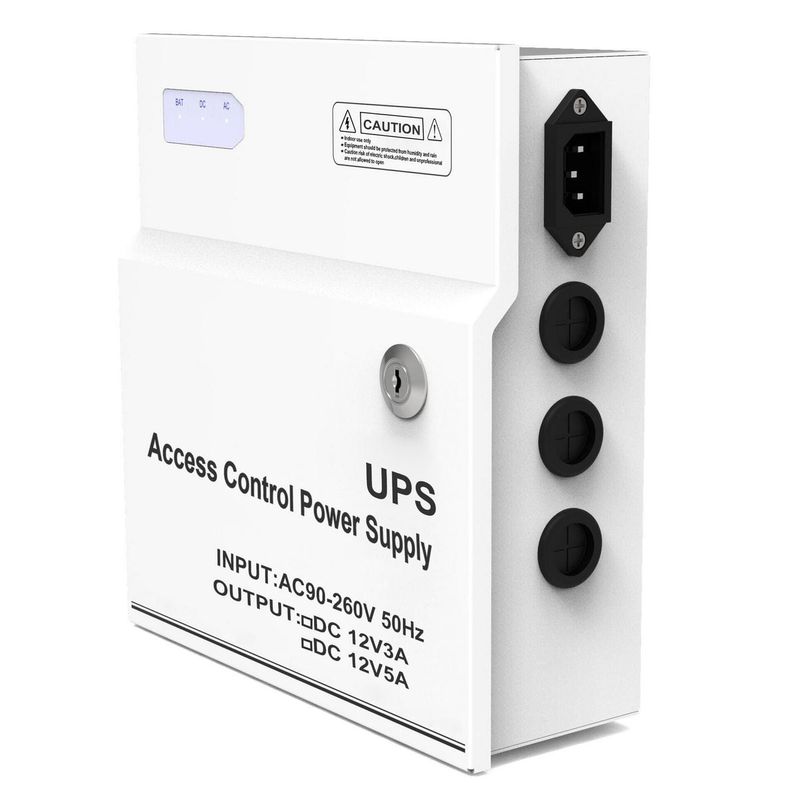Sursa de alimentare 12V 5A, cu backup, cutie de metal, Safer SAF-TMJY05-12-7Z