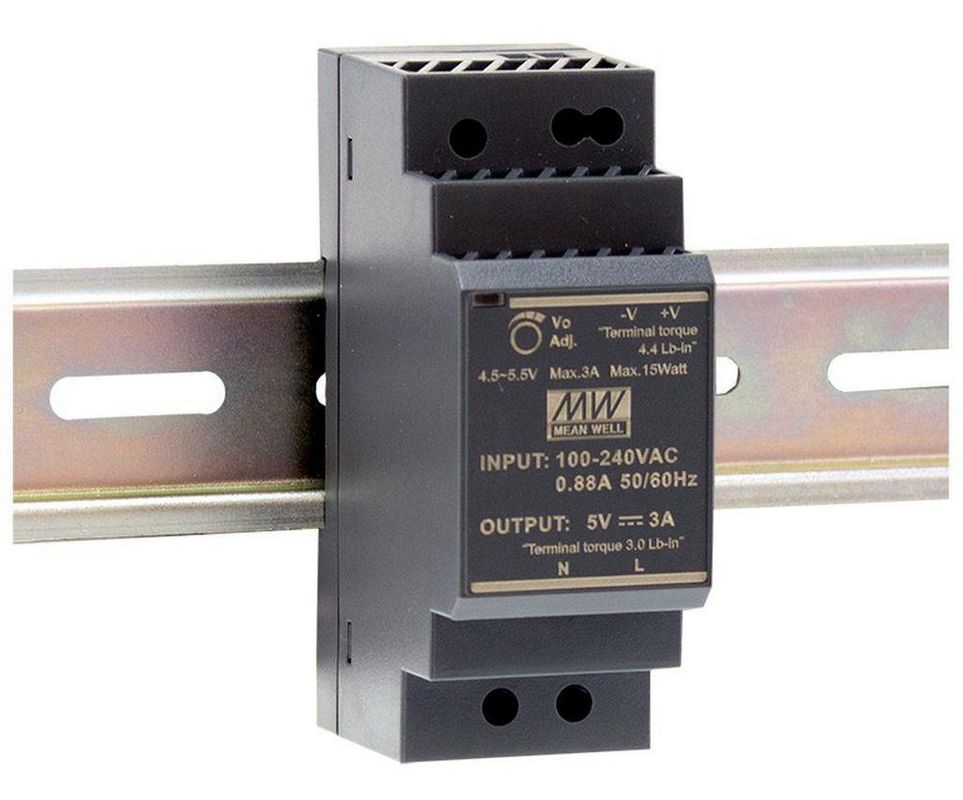 Sursa de alimentare ultra slim, 24V, 1.5A, montaj pe sina DIN, Mean Well HDR-30-24
