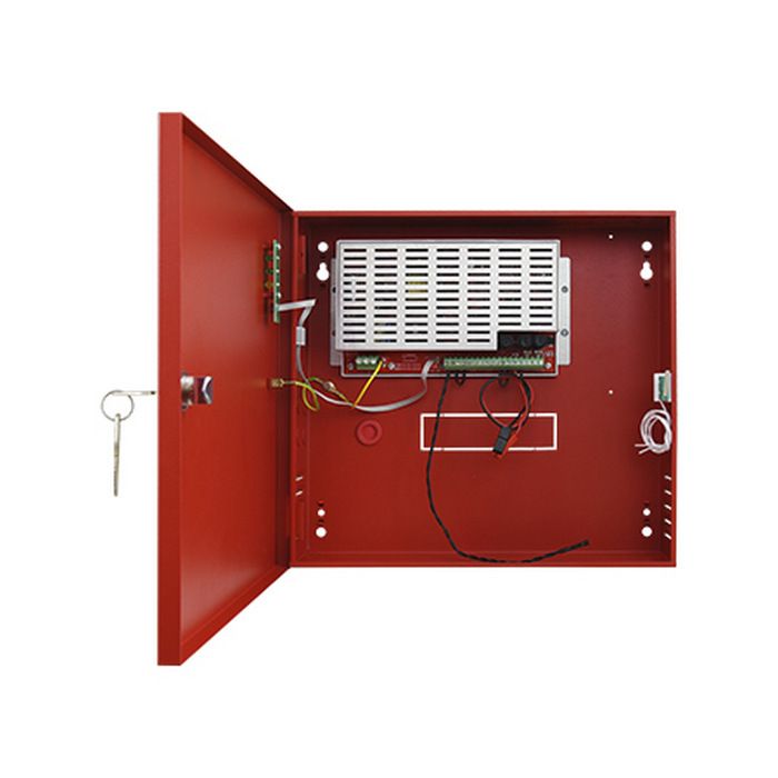 Sursa de alimentare 27.6V 2A, pentru centrale de incendiu Pulsar, cutie complet metalica, EN54-C2A7