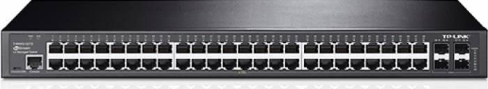 Switch 48 porturi Gigabit + 4 SFP Management L2 TP-Link T2600G-52TS