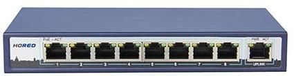 Switch 8 porturi 10/100Mbps, PoE 30W/Canal