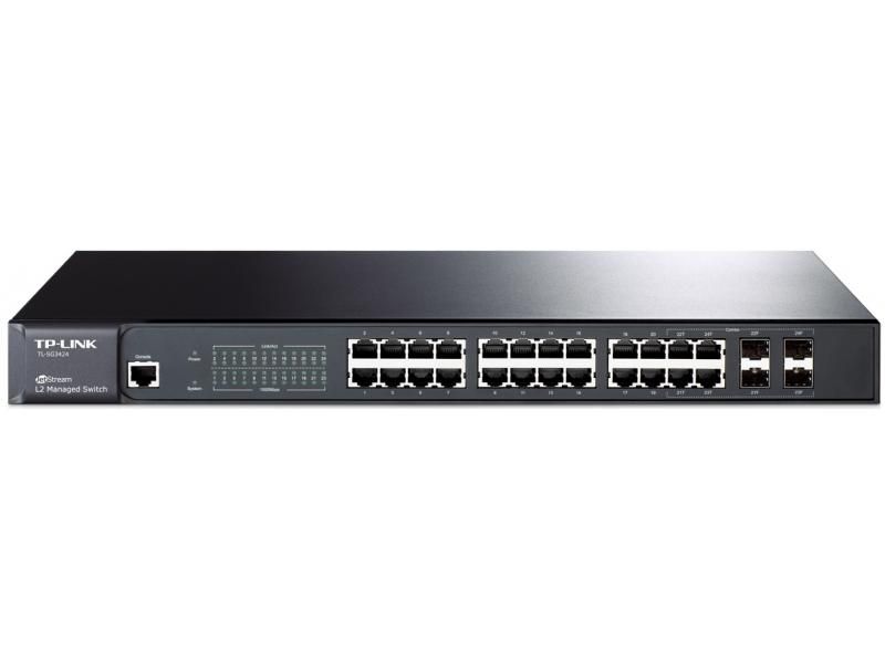 Switch cu management 24 Porturi gigabit şi 4 Slot-uri SFP T2600G-28TS (*TL-SG3424)