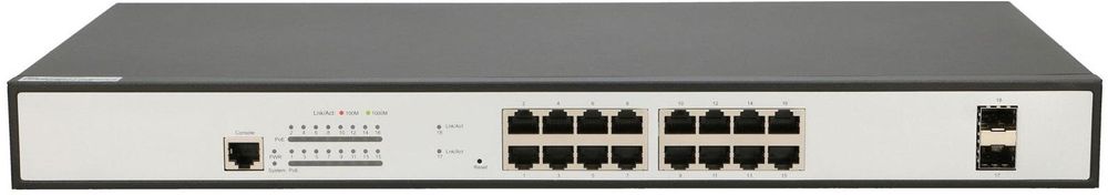 Switch cu management Layer2 16 porturi POE Gigabit 2 porturi SFP 330W