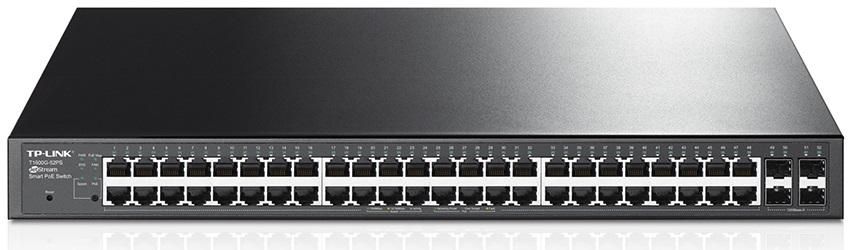 Switch Gigabit 48 porturi PoE+470W cu Management L2 + 4 SFP TL-SG2452P
