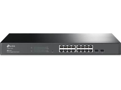 SWITCH TP-LINK WEB SMART 16 X Gigabit + 2 X SFP - T1600G-18TS