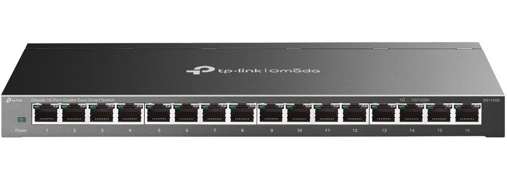 Switch 16 porturi Gigabit 10/100/1000Mbps Omada Tp-link DS116GE, Plug and play, 9.78W