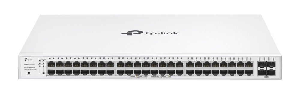 Switch 52 porturi Gigabit Tp-Link Festa FS352GP, 48 porturi PoE+, 384W, management centralizat