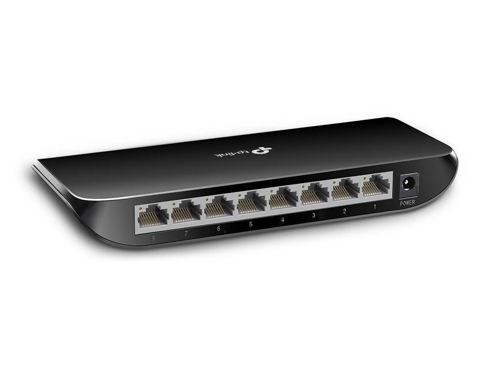 Switch 8 porturi Gigabit, fara management Tp-link TL-SG1008D