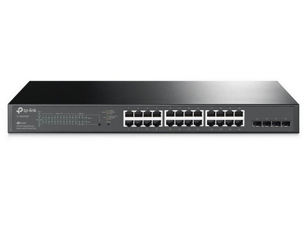 Switch 24 Porturi Gigabit, Smart PoE+, 250W, TL-SG2428P