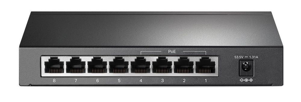 Switch TP-Link 8 porturi, 4 x PoE, Gigabit TL-SG1008P