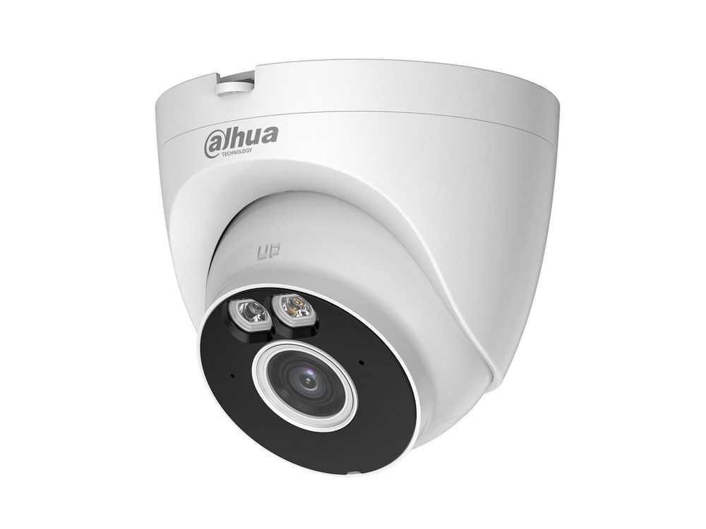 Camera supraveghere Wi-Fi 6 Dahua T3A-IL-0280B, 3MP, iluminare duala 30m, detectie cu AI persoana/vehicul, microfon, Bluetooth, slot microSD, IP67, de exterior