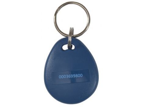 Tag de proximitate RFID 125kHz, de tip breloc, cod secvential, ABS, albastru, IDT-2000EM