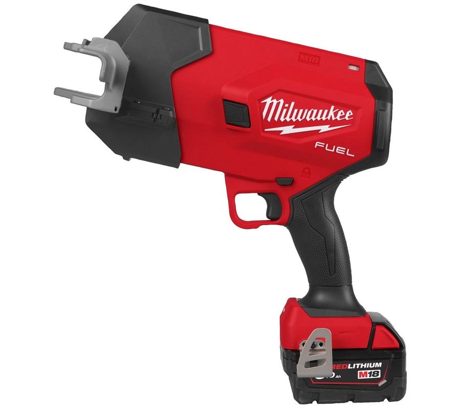Taietor de teava de otel M18 FUEL Milwaukee, cu acumulator 5Ah, incarcator rapid, lama, cutie HD, 4933498915