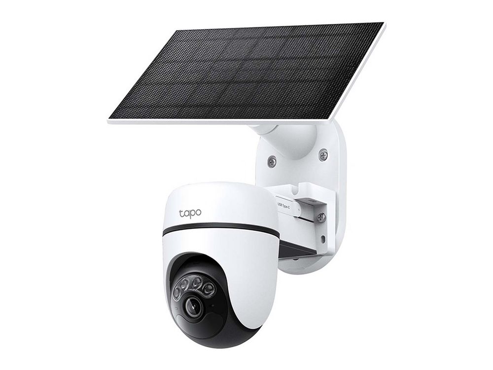 Camera supraveghere cu panou solar Tapo C610 KIT, 2K 3MP, Wi-Fi, rotire si inclinare din aplicatie, detectie persoane cu AI, audio bidirectional, alarma, baterie, IP65