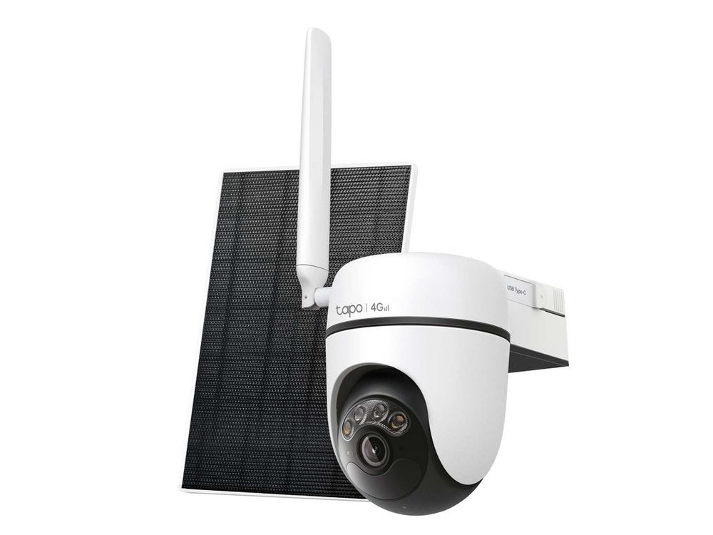 Camera supraveghere 4G LTE si panou solar Tapo C615G KIT, 2K 3MP, Nano SIM, rotire si inclinare din aplicatie 360, vedere nocturna color, baterie Litiu, IP65