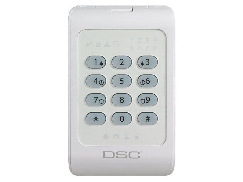 Tastatura Led DSC 8 zone PC1404RKZWH