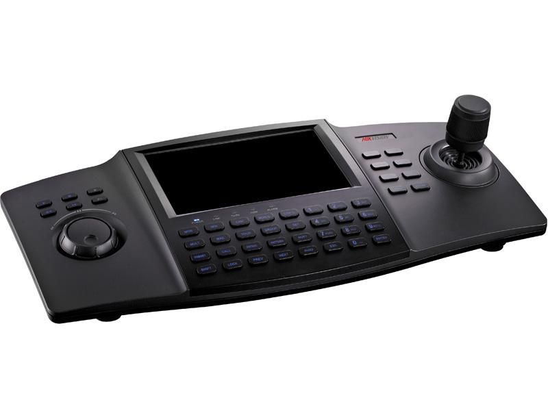 Tastatura speed dome IP, 256 camere ptz, ecran lcd 7 inch Hikvision DS-1100KI