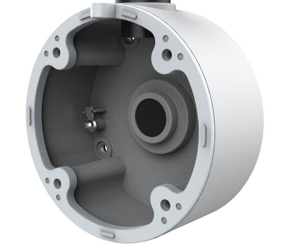 Doza de jonctiune pentru camere de supraveghere Tiandy, 104 x 104 x 48 mm, metal alb, TC-P34AM-V4_V2.0