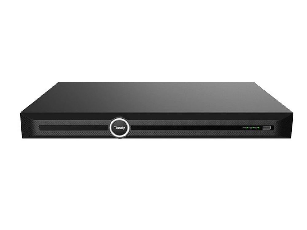 NVR 20 canale Tiandy TC-R3220 416HA, pana la 16MP, 16 porturi PoE, latime banda 160Mbps, 2 porturi SATA
