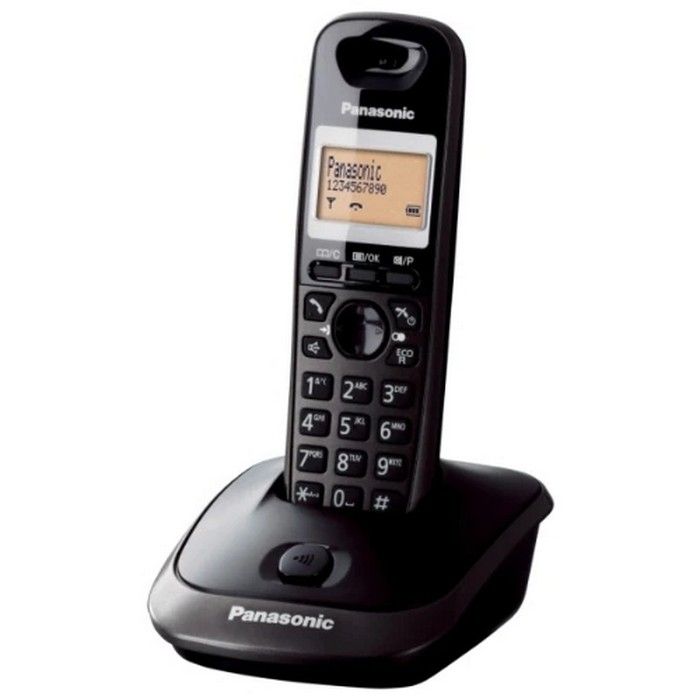 Telefon DECT negru, Panasonic, KX-TG2511FXT