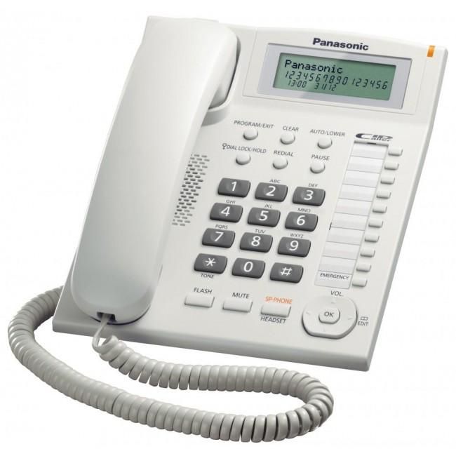 Telefon analogic Panasonic KX-TS880FXW, ALB, Caller ID si Speaker