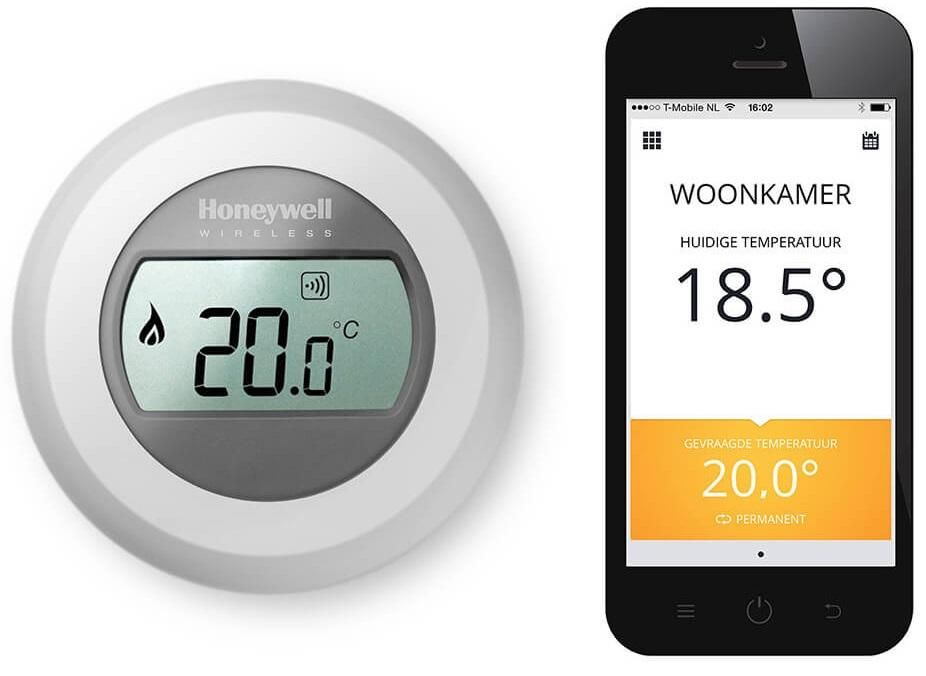 Termostat inteligent cu comanda pe internet a temperaturii HoneyWell