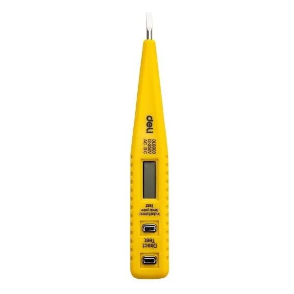 Tester de tensiune, 12-250V, 127 mm, EDL8003 Deli