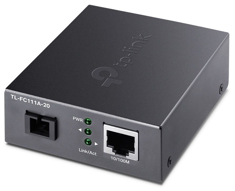 Media Convertor WDM 10/100Mbps, bidirectional, distanta de pana la 20 Km, Tp-Link TL-FC111A-20