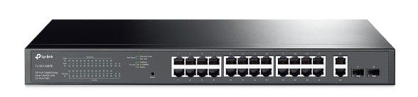 Switch PoE TP-Link TL-SG1428PE, 28 de porturi, 24x PoE+ Gigabit, 2x SFP, 2x Ethernet, 250W