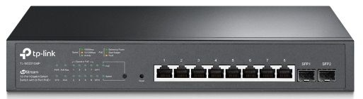 Switch PoE+ Tp-link 2 TL-SG2210MP, 10 Porturi Gigabit, 8 Porturi PoE si 2 porturi SFP,  150W, cu management, montare in rack