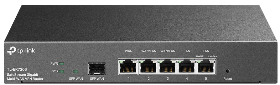 Router Multi WAN VPN, 1x SFP Gigabit, 5x LAN Gigabit, compatibil