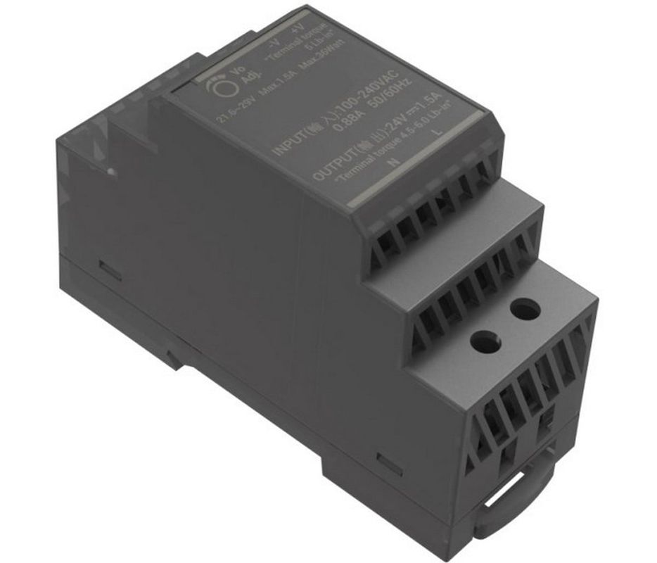 Transformator Ezviz EZ-HDR-30-24, pentru videointerfoane, 24VDC, 1.5A, 36W