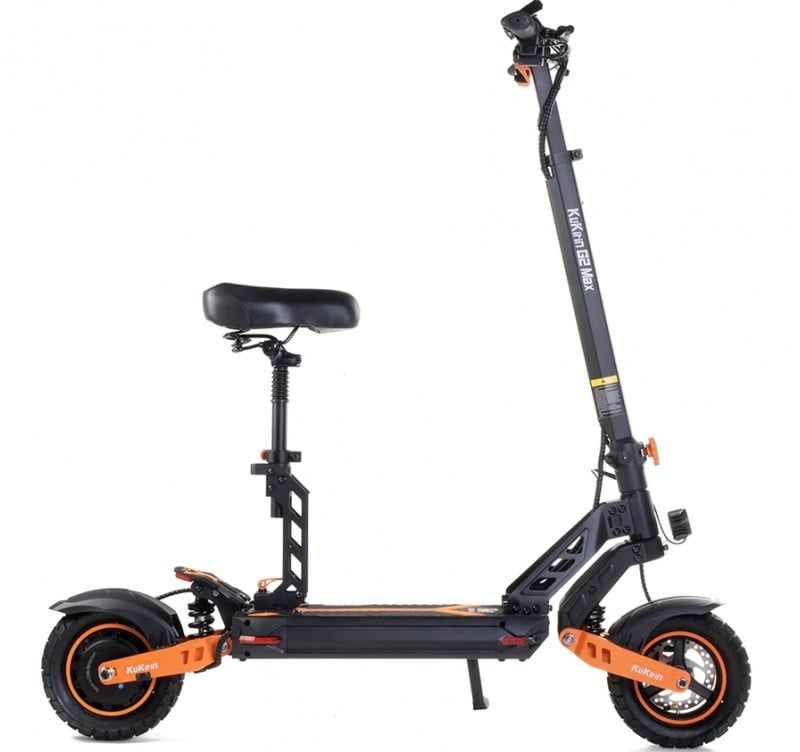 Trotineta electrica pliabila KUKIRIN KKG2MAX-BK, viteza 55km/h, 3 trepte de viteza, motor de 1000W, acumulator 48V