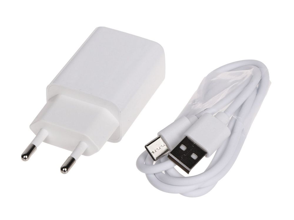 Incarcator retea cu cablu USB C, 5V, 2A, plastic alb, pentru smartphone si alte dispozitive, TS-INC5V2AC