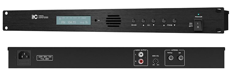 Tunner FM/AM 99 de canale Rackabil 19 inci T-6222S