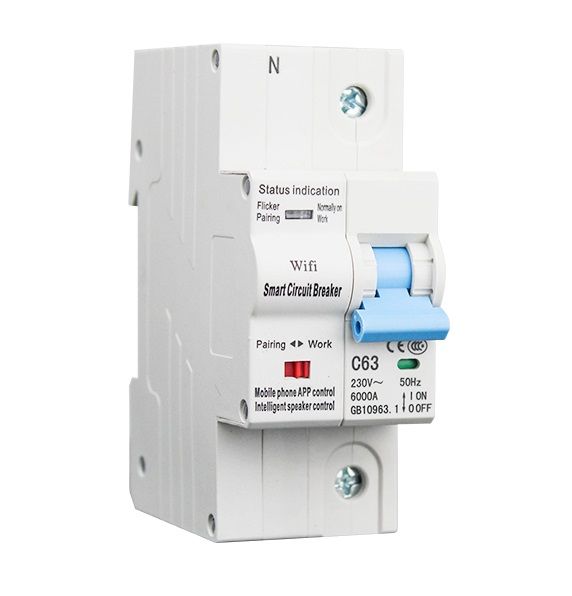 Siguranta automata wifi 1 pol 10-63A comanda vocala Tuya